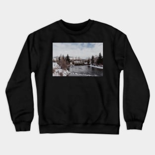 winter in the mountains Crewneck Sweatshirt